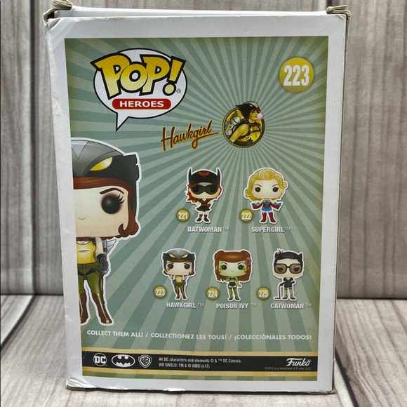 Funko Pop! DC Comics Bombshells Hawkgirl #223 Collectible Vinyl Figure - Picture 3 of 6